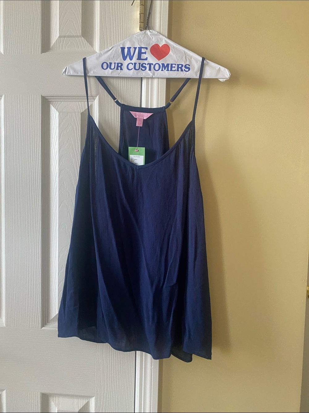 Lilly Pulitzer Navy Spaghetti-Strap Camisole